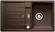BLANCO LEXA 45 S, SILGRANIT, coffee, with drain remote control, reversible, 450 mm min. cabinet size