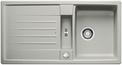 BLANCO LEXA 5 S, SILGRANIT, pearl grey, with drain remote control, reversible, 500 mm min. cabinet size