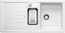 BLANCO LEXA 6 S, SILGRANIT, weiß, mit Ablauffernbedienung, mit Zubehör, reversibel, 600 mm Untermaß