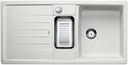 BLANCO LEXA 6 S, SILGRANIT, seidengrau, mit Ablauffernbedienung, mit Zubehör, reversibel, 600 mm Untermaß