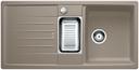 BLANCO LEXA 6 S, SILGRANIT, tartufo, with drain remote control, with accessories, reversible, 600 mm min. cabinet size