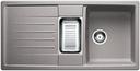 BLANCO LEXA 6 S, SILGRANIT, alu metallic, w/o drain remote control, with colander, reversible, 600 mm min. cabinet size