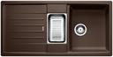 BLANCO LEXA 6 S, SILGRANIT, coffee, w/o drain remote control, with colander, reversible, 600 mm min. cabinet size