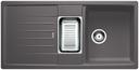 BLANCO LEXA 6 S, SILGRANIT, rock grey, w/o drain remote control, with colander, reversible, 600 mm min. cabinet size