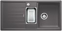 BLANCO LEXA 6 S, SILGRANIT, rock grey, with drain remote control, with accessories, reversible, 600 mm min. cabinet size