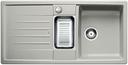 BLANCO LEXA 6 S, SILGRANIT, pearl grey, with drain remote control, with accessories, reversible, 600 mm min. cabinet size