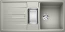 BLANCO LEXA 6 S, SILGRANIT, pearl grey, w/o drain remote control, with colander, reversible, 600 mm min. cabinet size