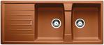 BLANCO LEXA 8 S, SILGRANIT, cognac, ohne Ablauffernbedienung, reversibel, 800 mm Untermaß