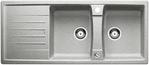 BLANCO LEXA 8 S, SILGRANIT, greystone, with drain remote control, reversible, 800 mm min. cabinet size