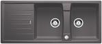 BLANCO LEXA 8 S, SILGRANIT, rock grey, with drain remote control, reversible, 800 mm min. cabinet size