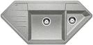 BLANCO LEXA 9 E, SILGRANIT, steingrau, ohne Ablauffernbedienung, Becken rechts, 800 mm Untermaß