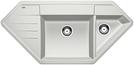 BLANCO LEXA 9 E, SILGRANIT, seidengrau, ohne Ablauffernbedienung, Becken rechts, 800 mm Untermaß