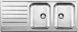 BLANCO LIVIT 8 S, Stainless steel brushed finish, w/o drain remote control, reversible, 800 mm min. cabinet size