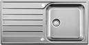 BLANCO LIVIT XL 6 S, Stainless steel Linen, with drain remote control, reversible, 600 mm min. cabinet size
