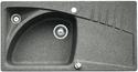 BLANCO LUNA, SILGRANIT Clean, alumetallic, mit Ablauffernbedienung, mit Zubehör, Becken links, 600 mm Untermaß