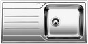 BLANCO MEDIAN XL 6 S, Stainless steel brushed finish, w/o waste fitting, reversible, 600 mm min. cabinet size