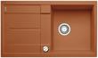 BLANCO METRA 5 S, SILGRANIT, cognac, mit Ablauffernbedienung, reversibel, 500 mm Untermaß