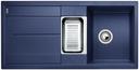 BLANCO METRA 6 S, SILGRANIT, bleu nuit, vidage automatique, avec acc., réversible, 600 mm Taille sous meuble min.