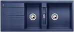BLANCO METRA 8 S, SILGRANIT, night blue, w/o drain remote control, reversible, 800 mm min. cabinet size