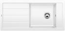 BLANCO MEVIT XL 6 S, SILGRANIT, white, w/o drain remote control, reversible, 600 mm min. cabinet size
