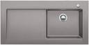 BLANCO MODEX-M 60, SILGRANIT, alu metallic, with drain remote control, with accessories, bowl right, 600 mm min. cabinet size