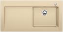 BLANCO MODEX-M 60, SILGRANIT, champagne, with drain remote control, with accessories, bowl right, 600 mm min. cabinet size