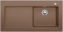 BLANCO MODEX-M 60, SILGRANIT, nutmeg, with drain remote control, with accessories, bowl right, 600 mm min. cabinet size