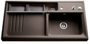 BLANCO MODUS-M 60, SILGRANIT Clean, brown, with drain remote control, bowl right, 600 mm min. cabinet size