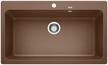 BLANCO NAYA XL 9, SILGRANIT, nutmeg, w/o drain remote control, w/o bowl layout, 900 mm min. cabinet size