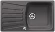 BLANCO NOVA 5 S, SILGRANIT, rock grey, w/o drain remote control, with siphon, reversible, 500 mm min. cabinet size