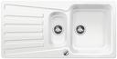 BLANCO NOVA 6 S, SILGRANIT, white, with drain remote control, reversible, 600 mm min. cabinet size