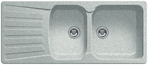 BLANCO NOVA 8 S, SILGRANIT, gris pierre, vidage manuel, avec siphon, réversible, 800 mm Taille sous meuble min.