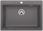 BLANCO PLEON 8, SILGRANIT, rock grey, w/o drain remote control, w/o bowl layout, 800 mm min. cabinet size