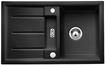 BLANCO PRION 45 S, Keramik PuraPlus, schwarz, mit Ablauffernbedienung, reversibel, 450 mm Untermaß
