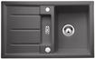 BLANCO PRION 45 S, Keramik PuraPlus, basalt, mit Ablauffernbedienung, reversibel, 450 mm Untermaß