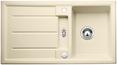 BLANCO PRION 5 S, Ceramic PuraPlus, jasmine, with drain remote control, reversible, 500 mm min. cabinet size