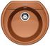 BLANCO RONDOVAL 45, SILGRANIT, cognac, ohne Ablauffernbedienung, keine Beckenlage, 450 mm Untermaß