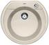 BLANCO RONDOVAL 45, SILGRANIT, sand, with drain remote control, w/o bowl layout, 450 mm min. cabinet size