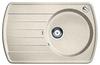 BLANCO RONDOVAL 45 S, SILGRANIT, sand, with drain remote control, reversible, 450 mm min. cabinet size