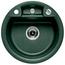 BLANCO RONDO Pro, SILGRANIT until 10-2014, green, with drain remote control, w/o bowl layout, 450 mm min. cabinet size