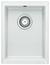 BLANCO SUBLINE 320-U, SILGRANIT bis 10-2008, weiß, mit Ablauffernbedienung, keine Beckenlage, 400 mm Untermaß