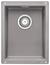 BLANCO SUBLINE 320-U, SILGRANIT, alumetallic, ohne Ablauffernbedienung, keine Beckenlage, 400 mm Untermaß