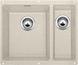 BLANCO SUBLINE 340/160-U, SILGRANIT, sand, with drain remote control, Bowl left, 600 mm min. cabinet size