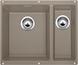BLANCO SUBLINE 340/160-U, SILGRANIT, tartufo, with drain remote control, Bowl left, 600 mm min. cabinet size