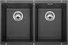 BLANCO SUBLINE 350/350-U, SILGRANIT, anthrazit, mit Ablauffernbedienung, keine Beckenlage, 800 mm Untermaß