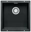 BLANCO SUBLINE 400-U, SILGRANIT, anthracite, with drain remote control, w/o bowl layout, 500 mm min. cabinet size