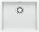 BLANCO SUBLINE 500-F, SILGRANIT, weiß, mit Ablauffernbedienung, keine Beckenlage, 600 mm Untermaß