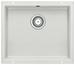 BLANCO SUBLINE 500-U, SILGRANIT bis 10-2008, seidengrau, mit Ablauffernbedienung, keine Beckenlage, 600 mm Untermaß