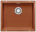 BLANCO SUBLINE 500-U, SILGRANIT, cognac, mit Ablauffernbedienung, keine Beckenlage, 600 mm Untermaß