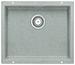 BLANCO SUBLINE 500-U, SILGRANIT, steingrau, mit Ablauffernbedienung, keine Beckenlage, 600 mm Untermaß